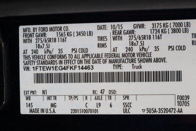 2015 Ford F-150 XLT