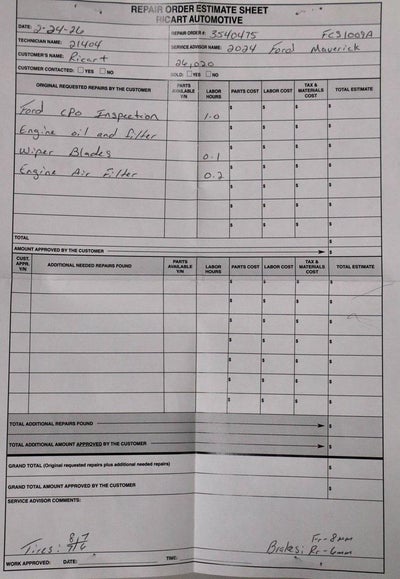 2024 Ford Maverick XL