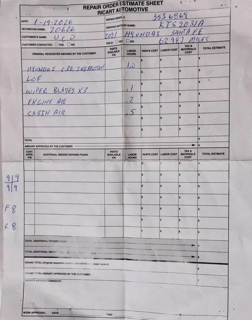 2021 Hyundai SANTA FE SEL