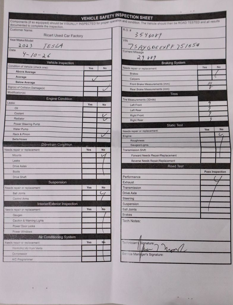 2023 Tesla Model Y Long Range