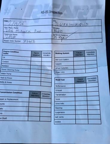 2016 Mitsubishi Fuso Base