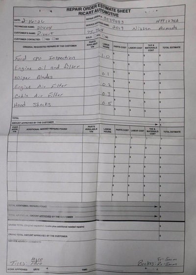 2019 Nissan Armada Platinum