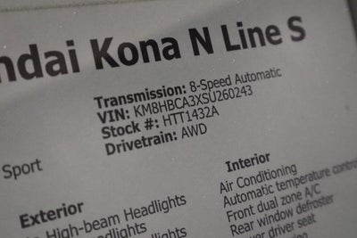2025 Hyundai KONA N Line S