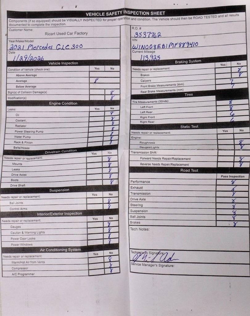 2021 Mercedes-Benz GLC GLC 300