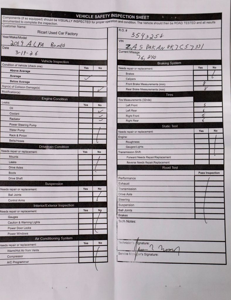 2019 Alfa Romeo Stelvio Base