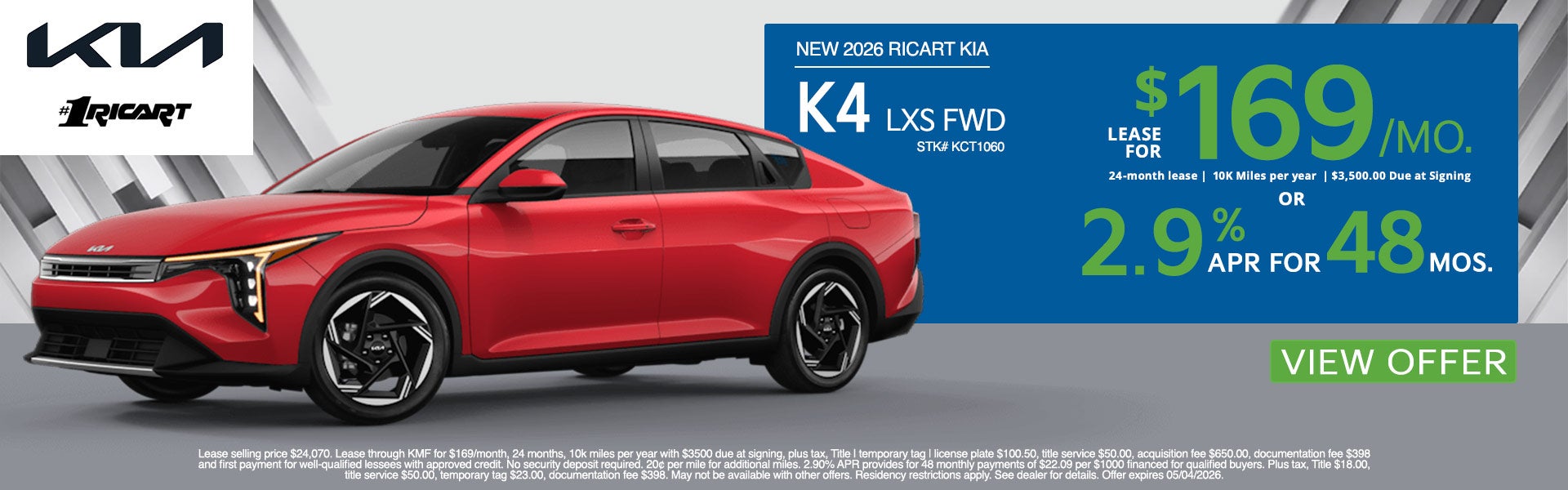 2026 Kia K4