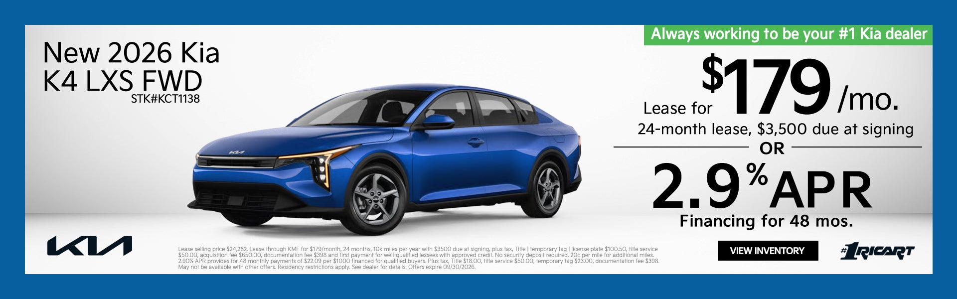 2026 Kia K4